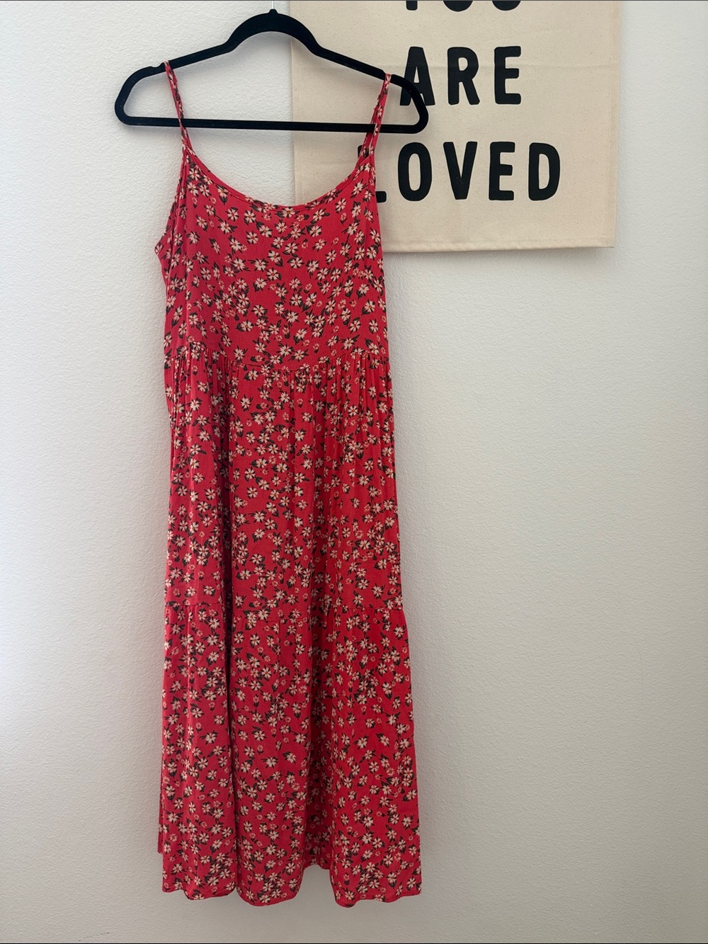 Carly Jean Los Angeles Red Floral Dress